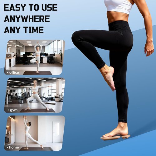 Birchwood Ankle Balance Board - Premium Foot Strengthener for Stability & Recovery | Adjustable Axis Design