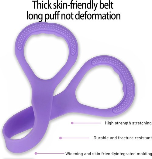 Figure 8 Resistance Band - Elastic Workout Bands with Handles for Arm, Back & Shoulder Training