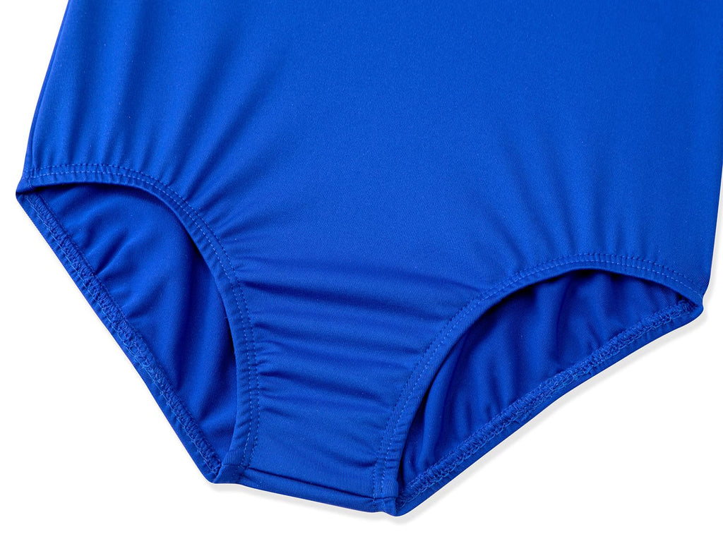 Gymnastics Leotards for Girls Toddler Ballet Dance Tumbling Outfits 5t 6 Kids Short Sleeve Gymnastic Biketard with Shorts Sparkly Dancwear Unitards Clothes Bodysuit (RoyalBlue, 6Y)