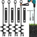 Fabulas Ground Anchors - Heavy-Duty 16-Inch Trampoline Stakes for High Winds | 4-Pack Tie Down Kit