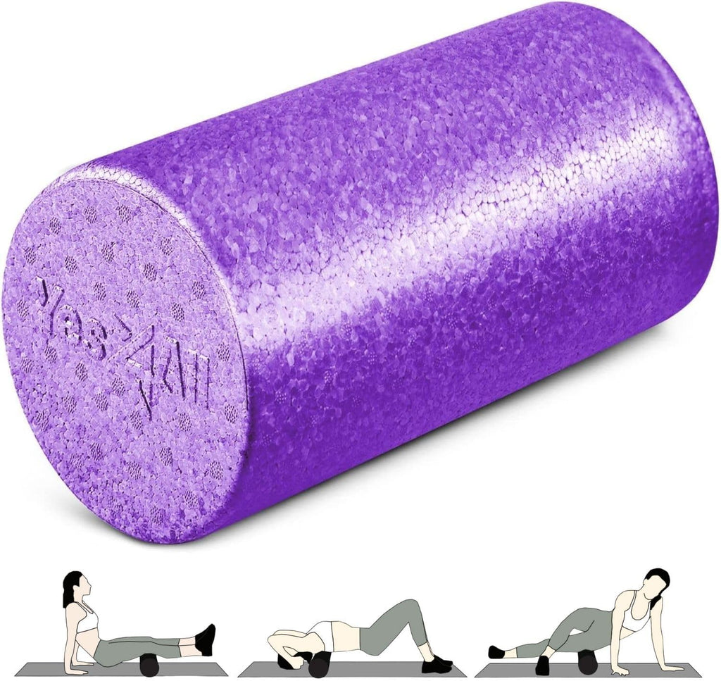 Yes4All High-Density EPP Foam Roller - Ideal for Yoga, Pilates & Stretching | 12, 18, 24, 36 Inch Sizes