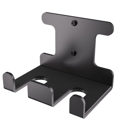 Barbell Holder Wall Mount Heavy Duty Vertical Barbell Holder Weight Bar Holder for Olympic Barbell, Curl bar, Commercial or Home Gym Accessory (Black-double, fits 33mm bar)
