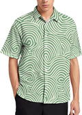 Skiennix Men's Hawaiian Shirt - Short Sleeve Abstract Print for Beach & Summer | Vacation Ready