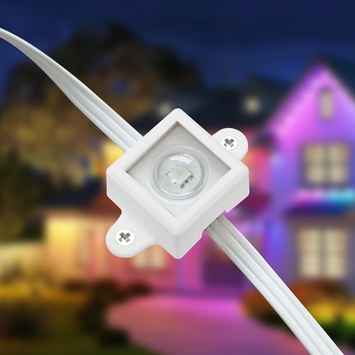 H705 LED Light Mounting Bracket Clips - Waterproof Set with 80 Screws for Outdoor Installation