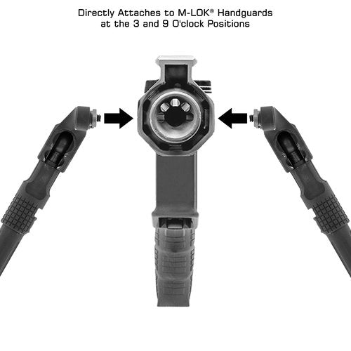 UTG Recon Flex II Bipod, Matte Black, Cent. 7"-9"