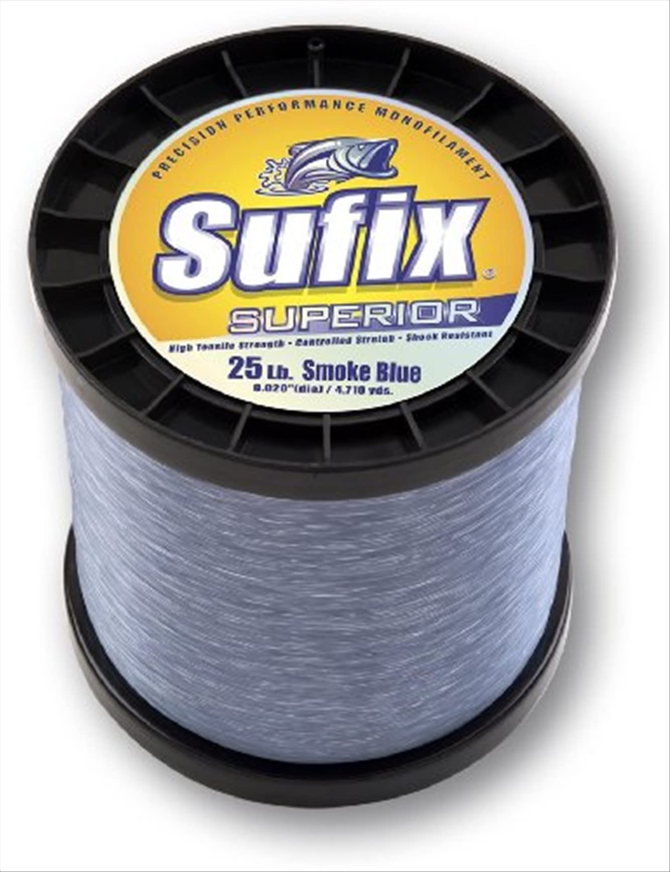 Sufix Superior 25 lb (Smoke Blue, Size- 535 YD Spool)