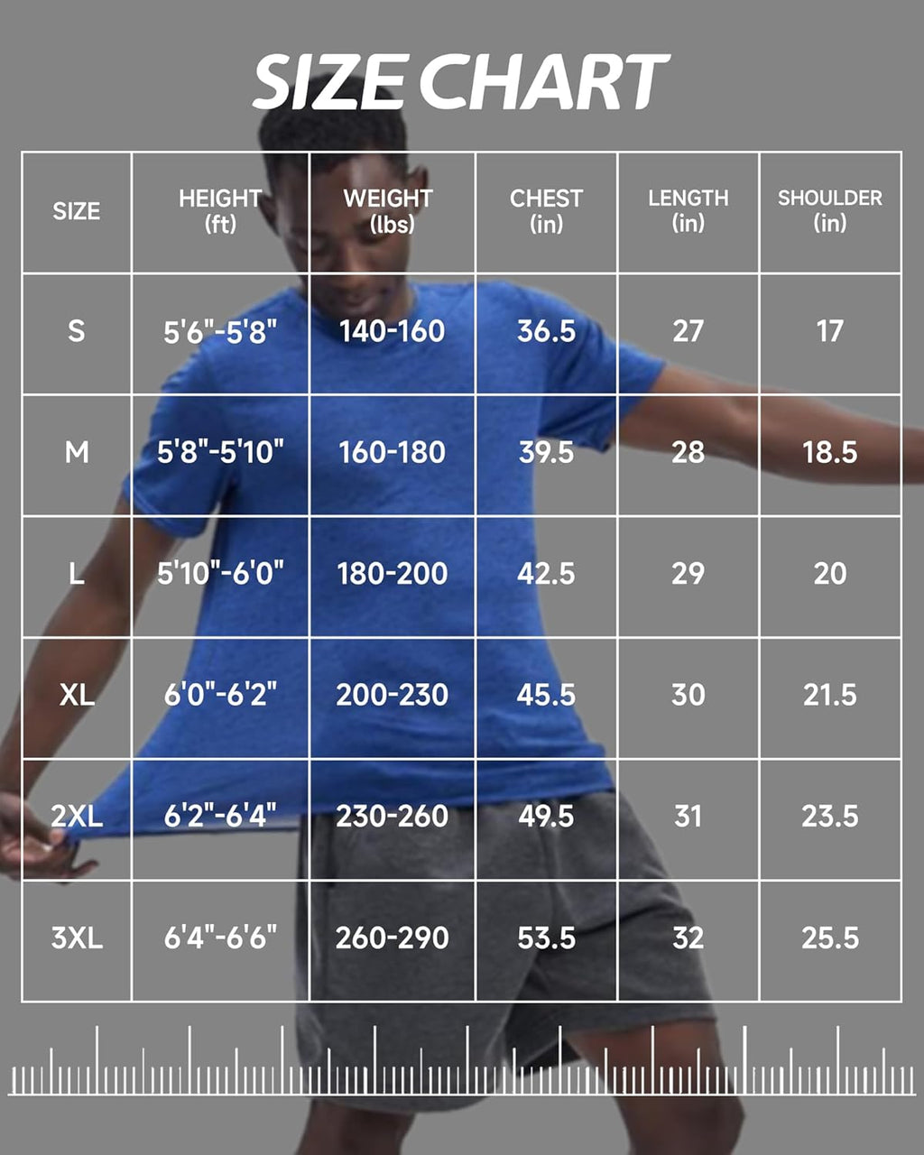 White Peak Trading Company Men's Workout T-Shirts - Quick-Drying Athletic Crew Neck | 5 Pack