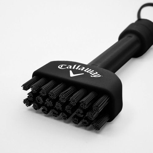 Callaway Golf Mini-Mag Magnetic Club Brush - Compact Golf Club Brush, Groove Cleaner, Golf Bag Accessory, Detachable Magnet, Durable Scrubbing Nylon Bristles