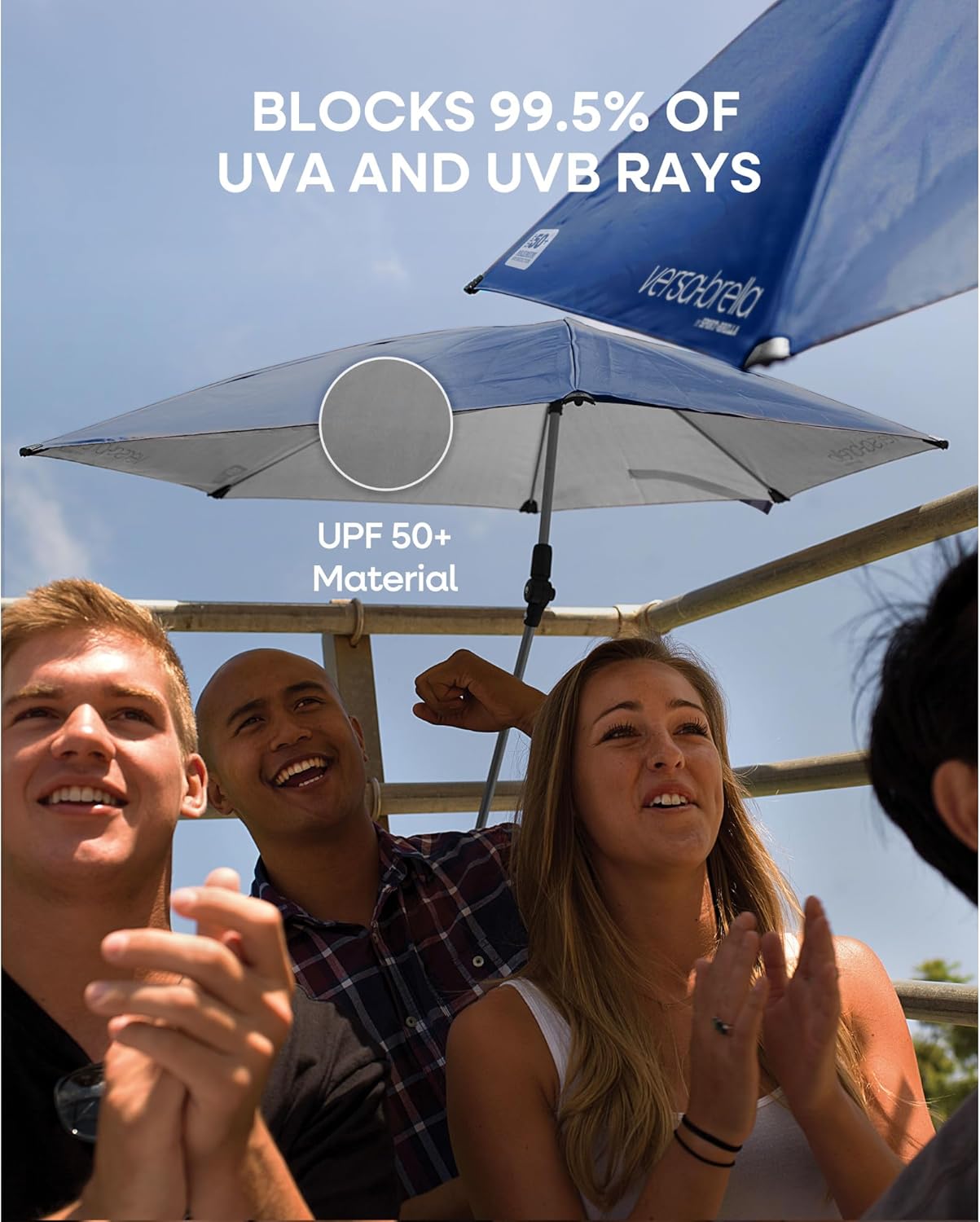 Sport-Brella Versa-Brella SPF 50+ Adjustable Umbrella - Universal Clamp for Ultimate Sun Protection