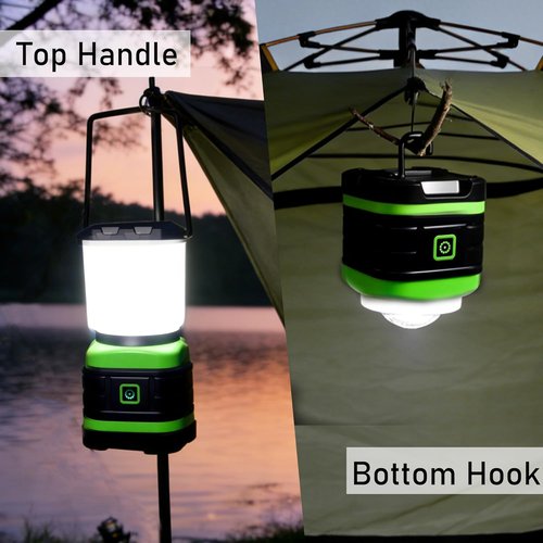 Lichamp LED Camping Lantern - Portable Battery-Powered Lights for Emergencies | 4-Pack Essentials