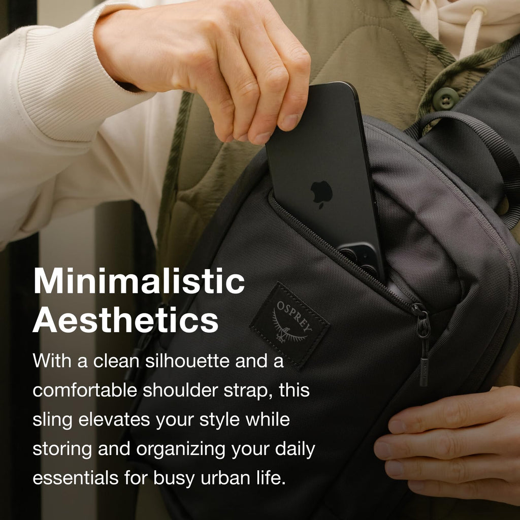 Osprey Aoede Sling Shoulder Bag, Tan Concrete