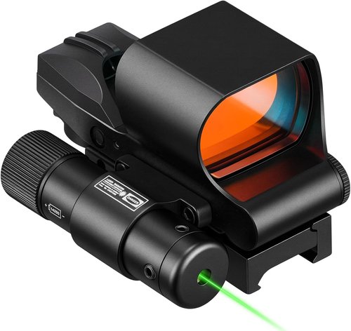 CVLIFE Red Dot Sight - 28x40mm Large Lens Reflex Optics with Laser & Pressure Pad Switch for Rifles