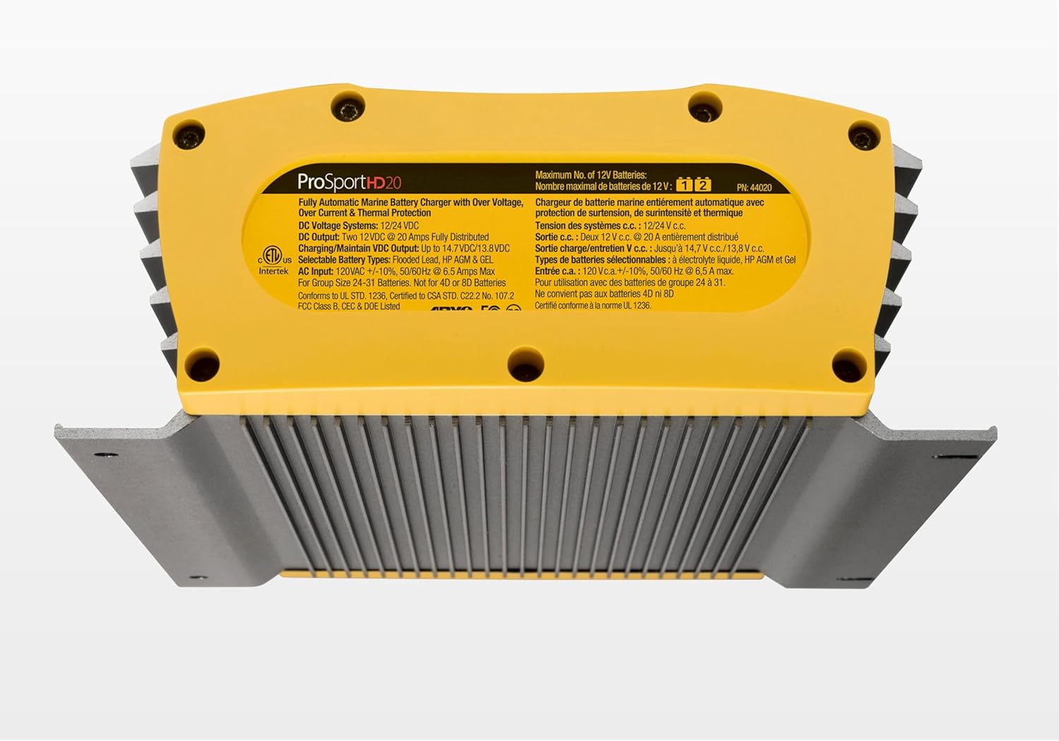 ProMariner 44006 ProSport HD Marine Battery Charger - Waterproof, 6 Amp, 1 Bank Performance