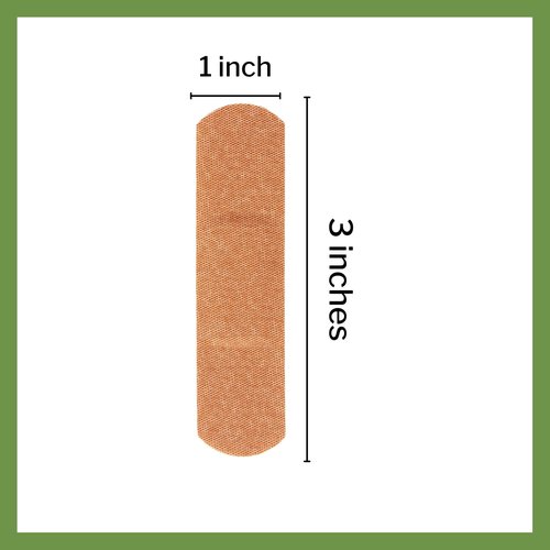McKesson Adhesive Bandages, Sterile, Fabric Strip, 1 in x 3 in, 100 Count, 4 Packs, 400 Total