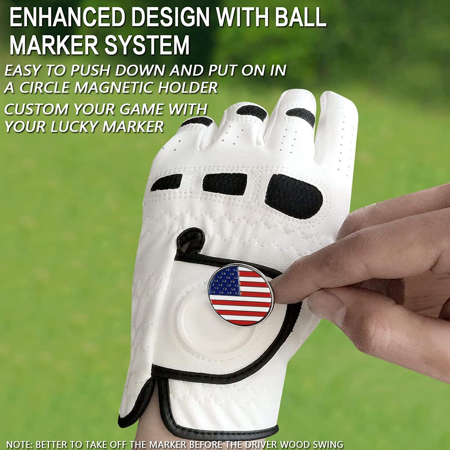 Amy Sport Golf Gloves - Soft Leather Grip for Left & Right-Handed Golfers | 3 Pack, Sizes S-3XL