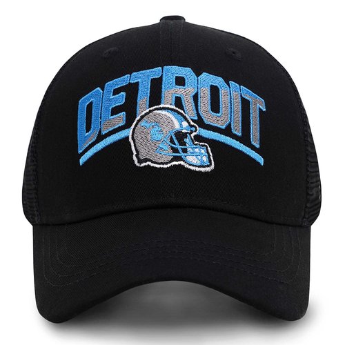Football Fans Embroidered Trucker Hat, Football Team City Adjustable Baseball Hats Best Gift for Men Women