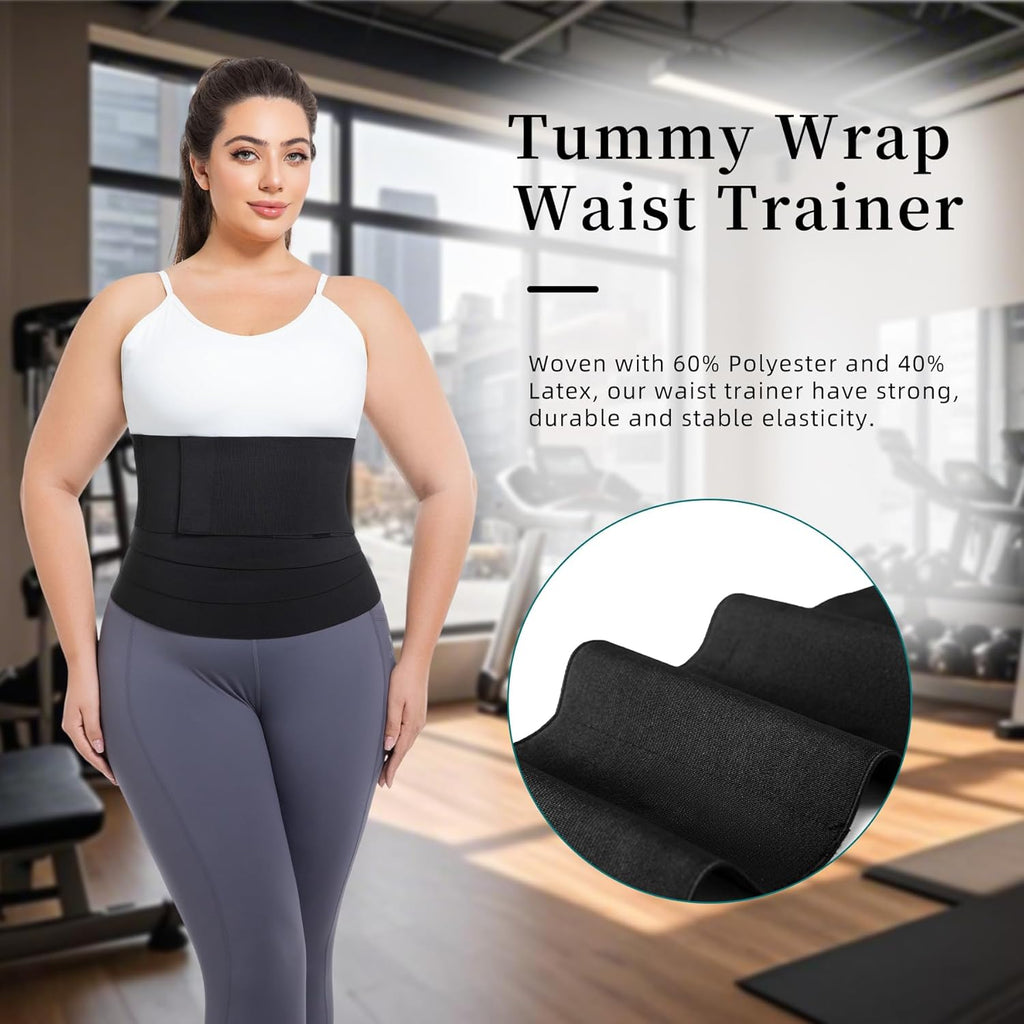 Skiennix Waist Trainer for Women - Plus Size 2025 Upgrade for Long Torso & Adjustable Comfort