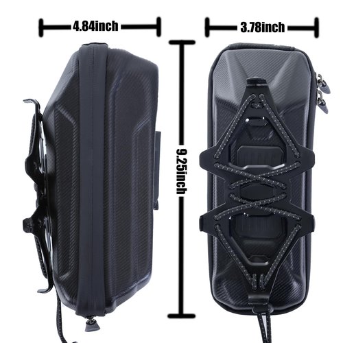 Leopauto Bike Front Frame Bag, Top Tube Bike Bag with Phone Holder Stabilizer Bike Phone Mount Holder with Rain Cover for Outdoor Cycling Travel Hiking