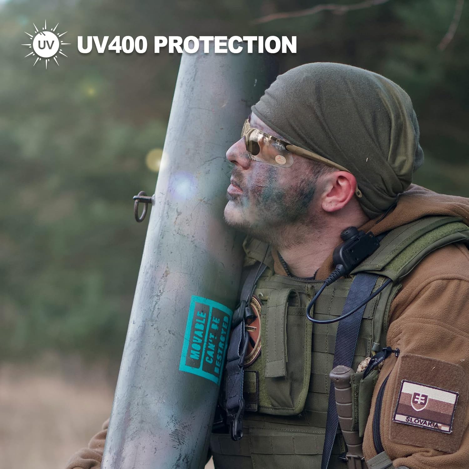 Xaegistac Shooting Glasses - Anti-Fog Safety Glasses with Case for Adults | Perfect for Hunting