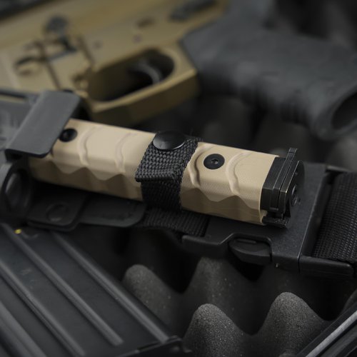 SOG BAR15T Tanto Bayonet / 7.1" Blade / 12.2" Overall/Black PVD/Kydex Sheath/OD Green