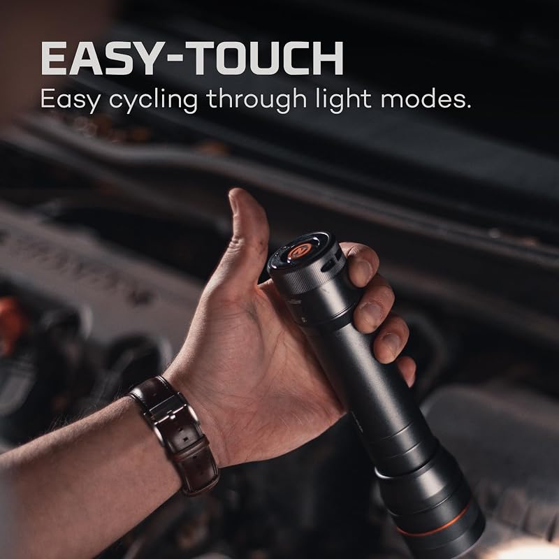 Newton Torchy 300 Flashlight - 1500 Lumens, 4 Modes, Magnetic Base, IP67