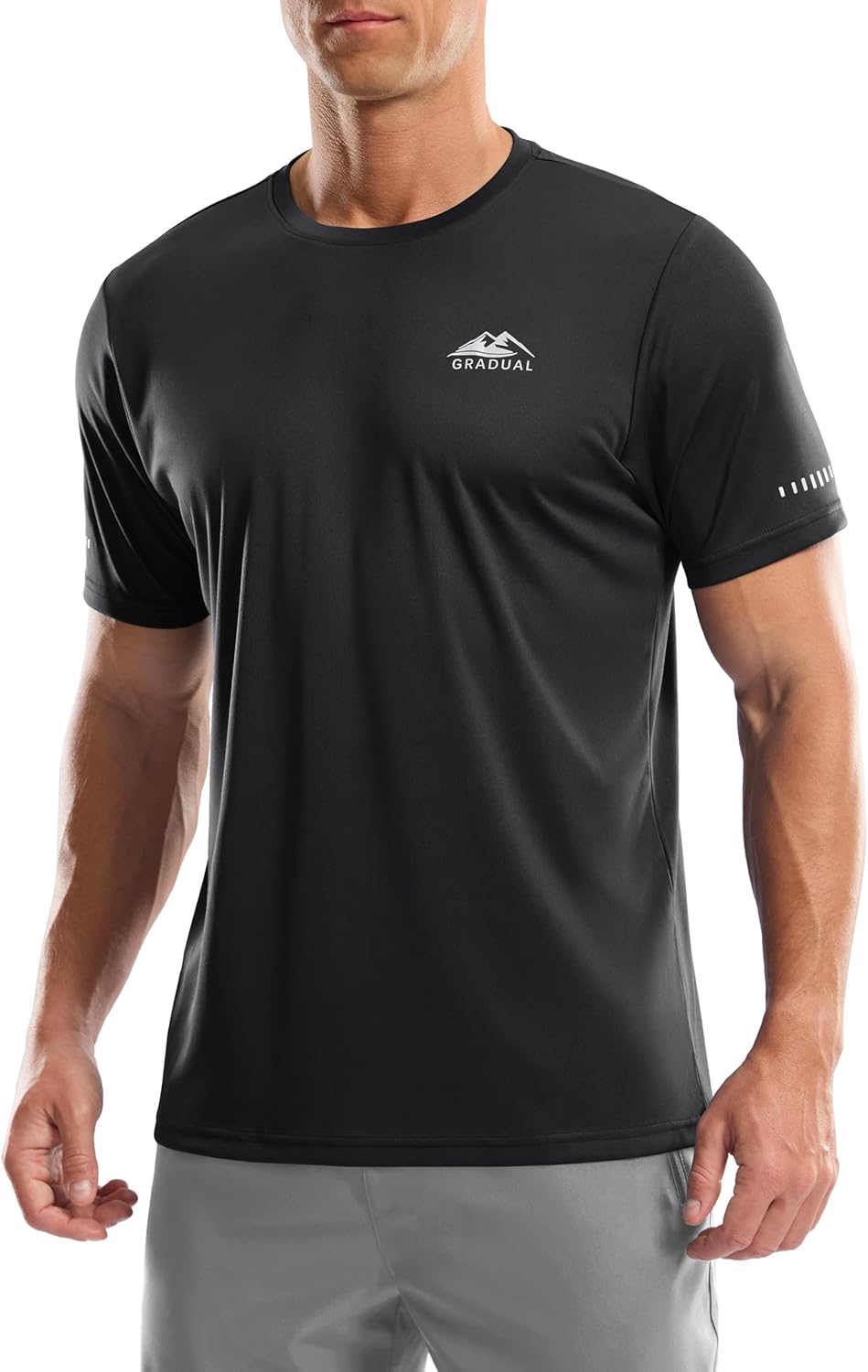 Skiennix Men's UPF 50+ Sun Protection Workout T-Shirt - Moisture-Wicking Rash Guard for Beach & Hiking