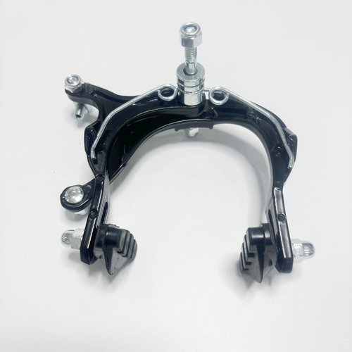 Bike Brake Calipers Set C Brake Caliper Rear & Front Brakes Kit Aluminum Alloy Side Pull Brake for MTB Mountain Bike, Road Bicycle (1 Pair) (Black)