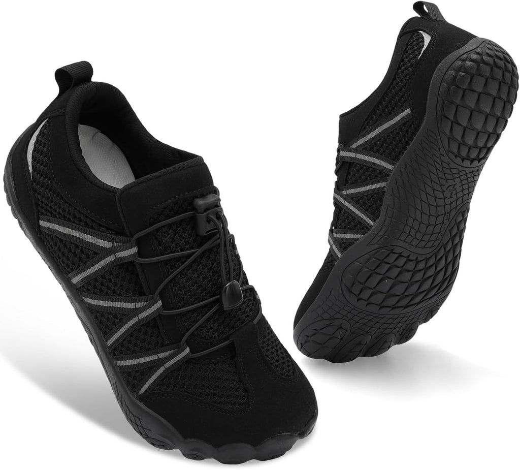 Spesoul Barefoot Shoes - Lightweight Minimalist Slip-On Sneakers with Wide Toe Box for Hiking & Running