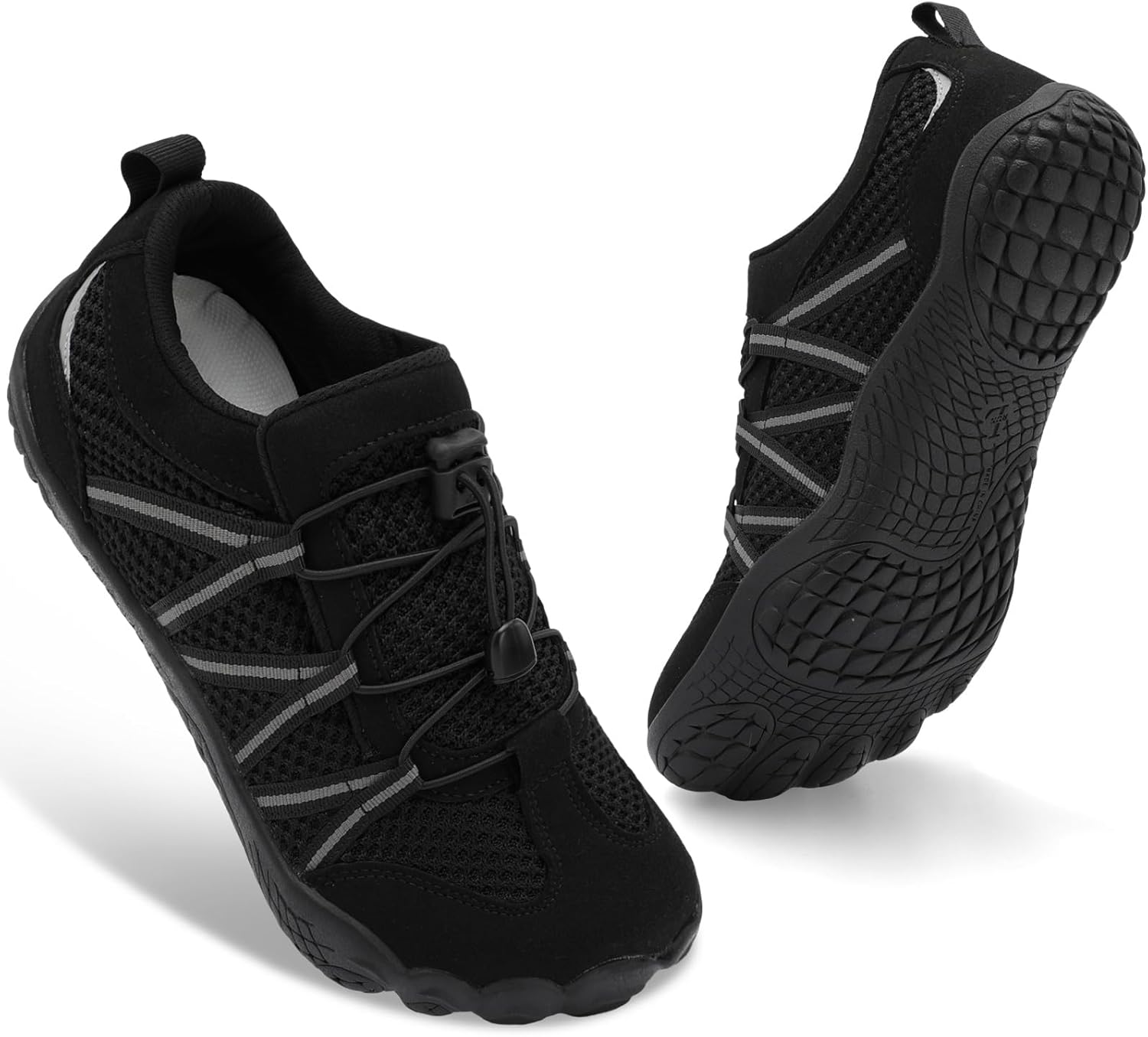 Spesoul Barefoot Shoes - Lightweight Minimalist Slip-On Sneakers with Wide Toe Box for Hiking & Running