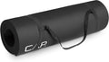 CAP Barbell High Density Yoga Mat with Strap - 1/2-Inch Thickness | Multiple Color Options