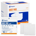 100 Pack Sterile Gauze Pads 4x4 Inch 12-Ply, 100% Cotton Large Gauze Sponges for Wound Care, Highly Absorbent Bulk Hospital-Grade First Aid & Surgical Dressing