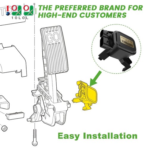 10L0L Golf Cart MCOR 4 Conversion Throttle Potentiometer & IQ Speed Sensor