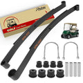 Roykaw Golf Cart Rear Leaf Spring Kit Compatible with EZGO RXV 2008-up Gas & Electric Models, Heavy Duty 2-Leaf Springs w/Bushings Sleeves U Bolts, OEM# 604494, 603498