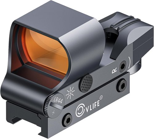 CVLIFE Red Dot Sight - 1x28x40mm Reflex Optics with 4 Adjustable Reticles for 20mm Picatinny Rail