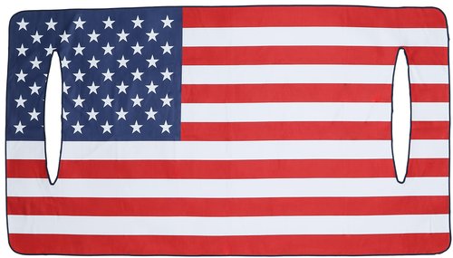 Golf Cart Essentials | Microfiber Golf Cart Seat Cover | American Flag Design | Lightweight Golf Blanket | Portable | Sports | Golf Accessories | Club Car | EZGO