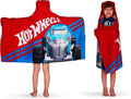 Hot Wheels Hooded Towel Wrap - Soft Cotton Bath/Pool/Beach Towel, 24" x 50" by Franco Kids