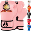 TEKXYZ Boxing Gloves for Kids - Vivid Color Synthetic Leather Training Gloves | Ages 3-12