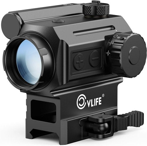 CVLIFE Red/Green Dot Sight - Auto-Brightness Multi-Reticle Scope with Quick Detach | 6 MOA Dot & 43 MOA Circle, IPX7 Waterproof