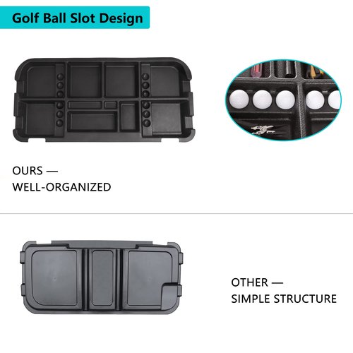 10L0L EZGO TXT Golf Cart Under Seat Storage Tray Organizer Underseat Container Holder Plate Only for 1996-UP EZGO TXT Electric Vehicle with Original Trojan Battery
