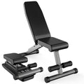 FF Finer Form 5-in-1 Weight Bench, Adjustable & Foldable for Bench Press, Strength Training and Full Body Workout, Perfect for Dumbbell Sets or an Adjustable Dumbbell Set in Your Home Gym