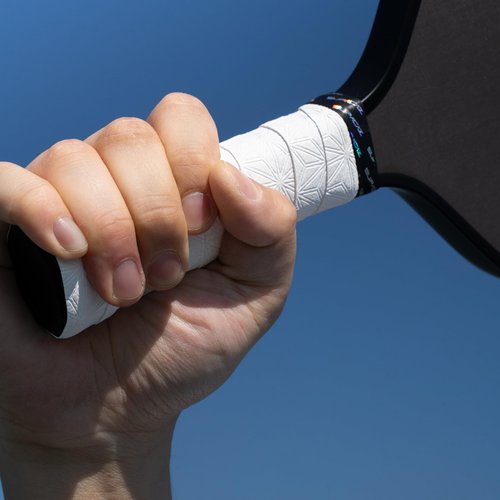 Supacaz SupaSuave White Pickleball Overgrip - Tacky Pickleball Paddle Grip Tape Wrap - Pickle Ball Anti-Sweat Overwrap - 3pk