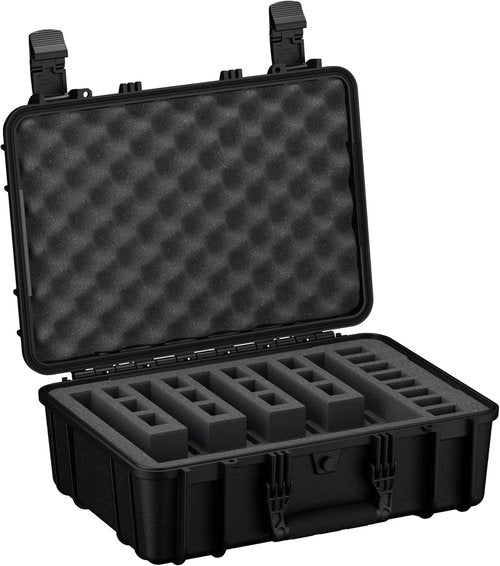 Condition 1 18" Pistol Case - Heavy Duty Waterproof Hard Gun Case with 5 Slot Foam | TSA Friendly, Made in USA