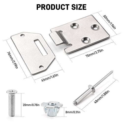 2 Pack Golf Cart Seat Hinge Kit for EZGO TXT Medalist 1995-up Golf Cart Electric/Gas, Hinge Kit Replaces OEM 71610-G01 71609-G01