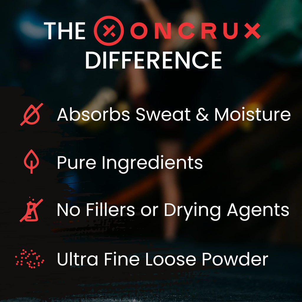 Oncrux Chalk Sock 2 oz - Premium Refillable Chalk Ball - Made in USA - Performance Grade Grip Enhancer for Weightlifting, Rock Climbing, Gymnastics, Disc Golf and More