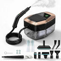 Skiennix Steam Cleaner - 3 Level Adjustable Pressurized Handheld Steamer | 10s Heat-Up, 1.9 Qt Tank for Home & Car Cleaning