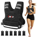 TB3C Adjustable Weighted Vest for Women - 04-10lb for Strength Training Body Weight Vest for Running Walking and Home Workouts Black