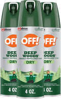 OFF! Deep Woods Bug Spray - Long-Lasting Insect Repellent for Outdoor Protection | 4 Oz (Pack of 3)