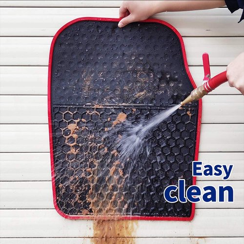 Matericuo Golf Cart Floor Liner Mat Full Coverage Custom Fit for EZGO TXT (1994-UP),Express S4 (2012-2020)，Cushman Workhorse，EX1 (2020),Valor,Navitas,Some Star Carts Black