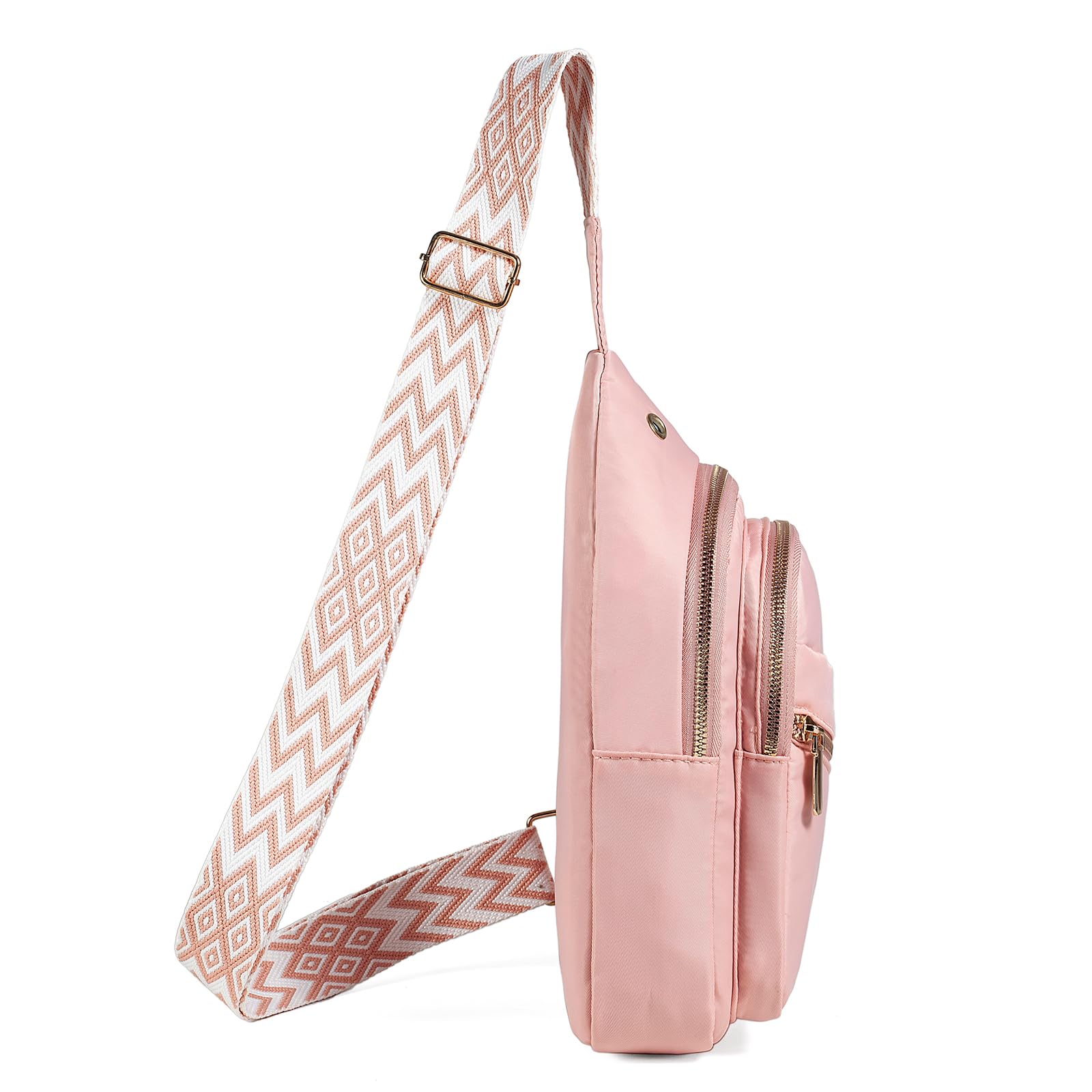 Xsecnua Crossbody Sling Bag Small Sling Backpack, Cross Body Bag Chest Bag for Women Men Travel Hiking Daypack