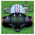 BIRDIE79 360-Degree Golf Ball Marker Alignment Tool Kit with 3-Color Pens and Gift Box (Black, 2 Pack)